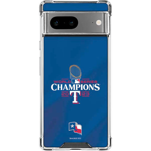 2023 World Series Champions Texas Rangers Google Pixel 7a Clear Case
